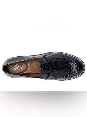 Franco Sarto Womens Balin Padded Insole Lug Sole Slip On Loafers Shoes 10M